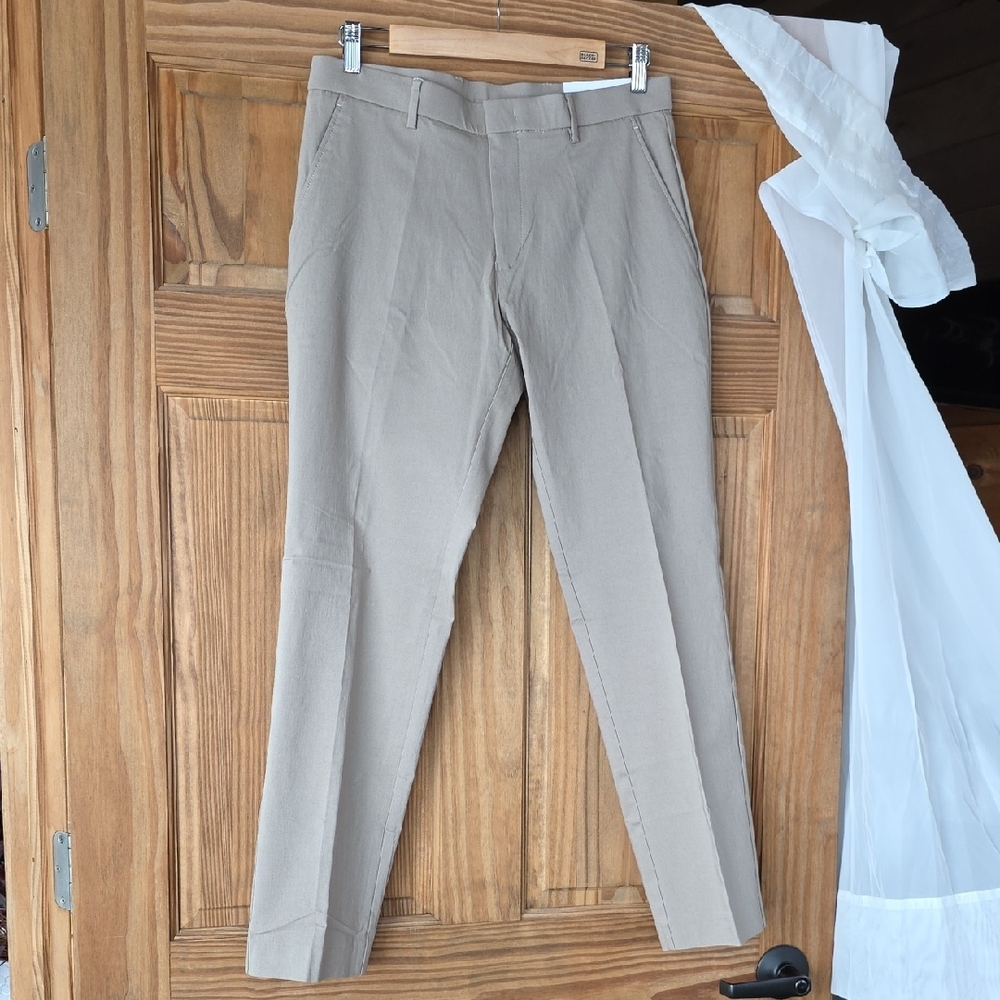 Tommy Hilfiger Men's Thflex Chino Pants Khaki 32w×30L NWT